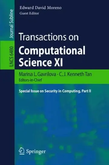 Cover of Transactions on Computational Science XI