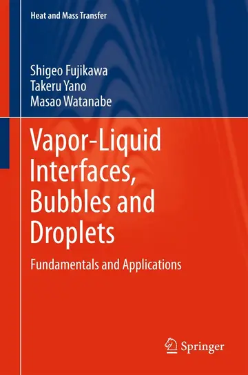 Cover of Vapor-Liquid Interfaces, Bubbles and Droplets