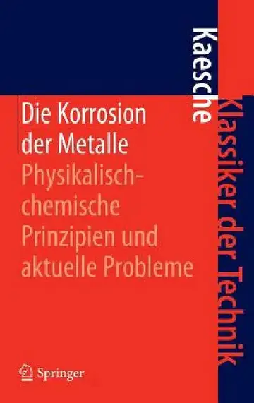 Cover of Die Korrosion Der Metalle