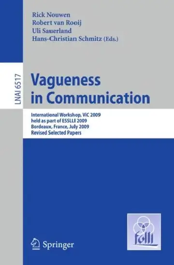 Cover of Vagueness in Communication