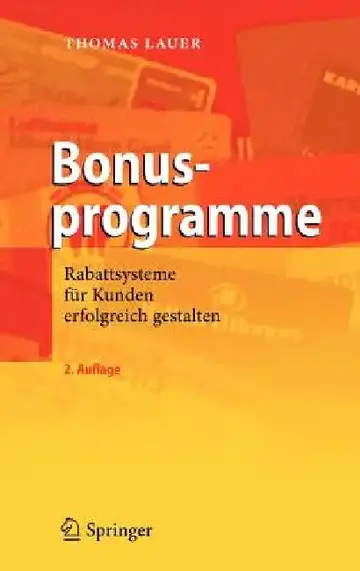 Cover of Bonusprogramme