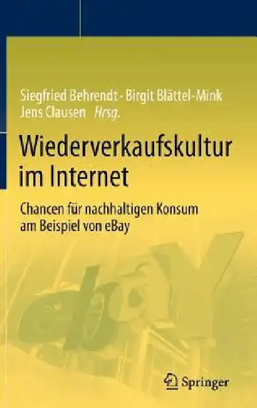 Cover of Wiederverkaufskultur Im Internet