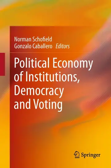 Cover of Political Economy of Institutions, Democracy and Voting