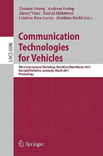 Cover of Communication Technologies for Vehicles