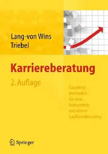 Cover of Karriereberatung. Coachingmethoden Für Eine Kompetenzorientierte Laufbahnberatung
