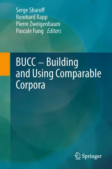 Cover of Building and Using Comparable Corpora