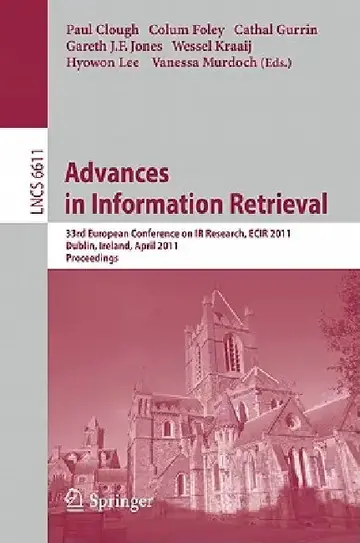 Cover of Advances in Information Retrieval