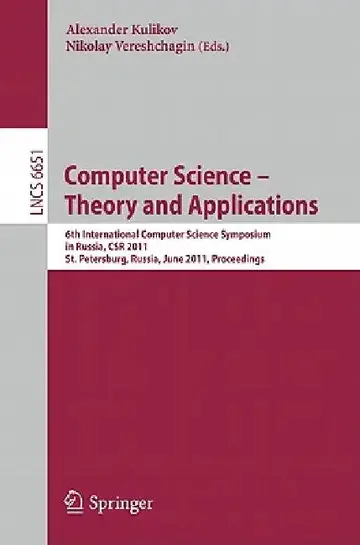Cover of Computer Science - Theory and Applications