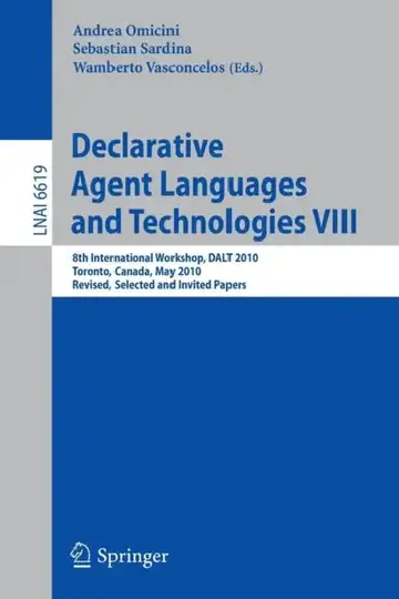Cover of Declarative Agent Languages and Technologies VIII