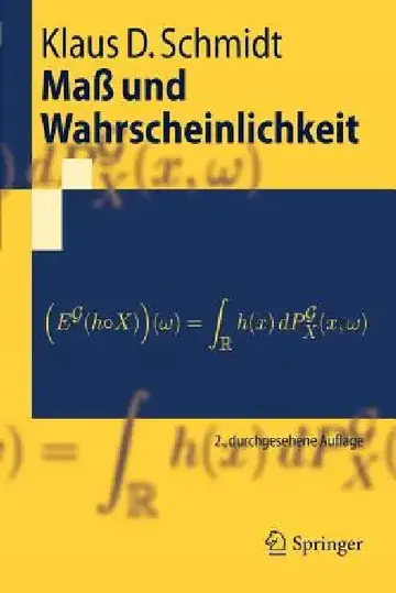 Cover of Maß Und Wahrscheinlichkeit