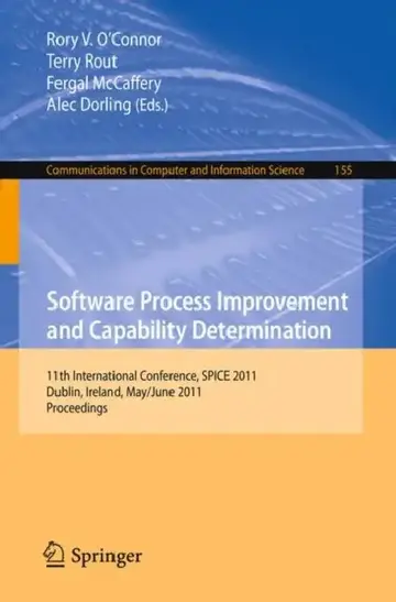 Cover of Software Process Improvement and Capability Determination