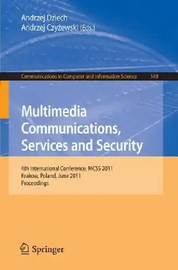 Cover of Multimedia Communications, Services and Security