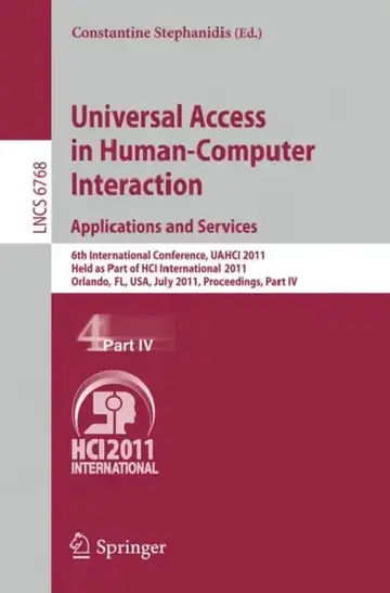 Cover of Universal Access in Human-Computer Interaction. Applications and Services