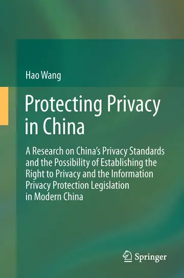 Cover of Protecting Privacy in China
