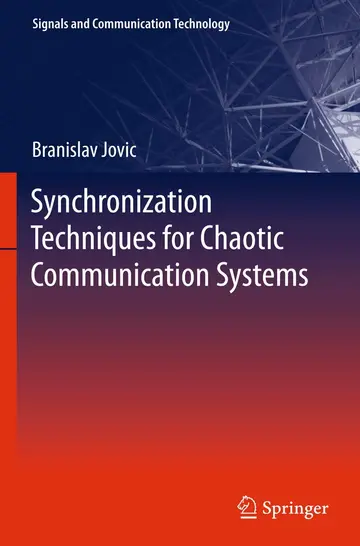 Cover of Synchronization Techniques for Chaotic Communication Systems