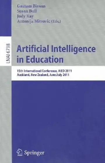 Cover of Artificial Intelligence in Education