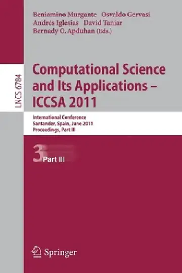 Cover of Computational Science and Its Applications - ICCSA 2011