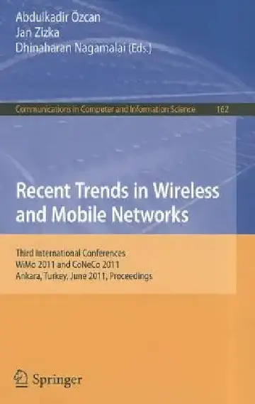 Cover of Recent Trends in Wireless and Mobile Networks