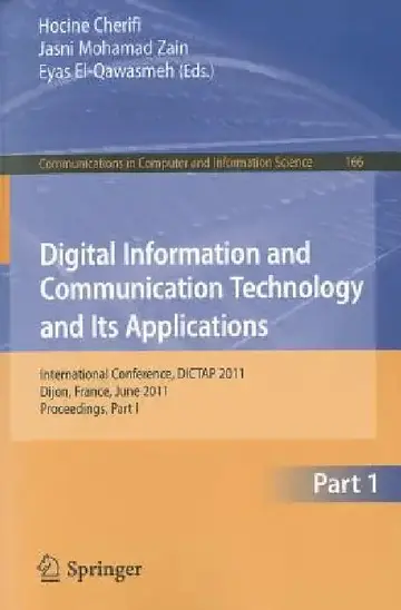 Cover of Digital Information and Communication Technology and Its Applications