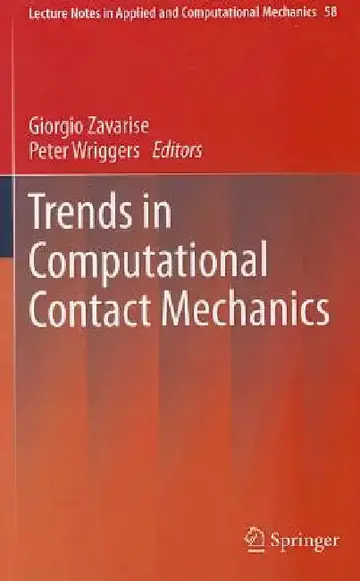 Cover of Trends in Computational Contact Mechanics