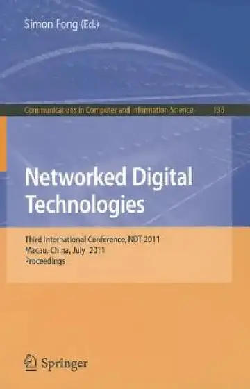 Cover of Networked Digital Technologies