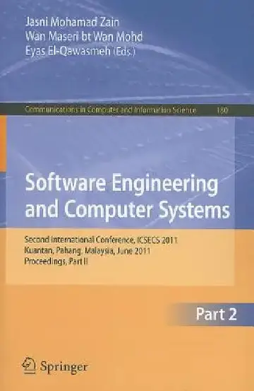 Cover of Software Engineering and Computer Systems, Part 2