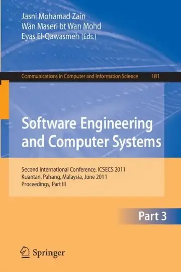Cover of Software Engineering and Computer Systems, Part 3
