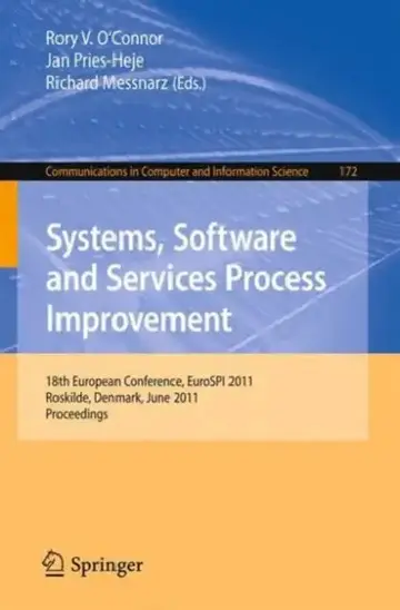 Cover of Systems, Software and Services Process Improvement