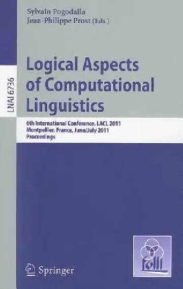 Cover of Logical Aspects of Computational Linguistics