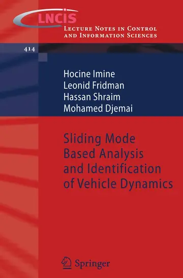 Cover of Sliding Mode Based Analysis and Identification of Vehicle Dynamics