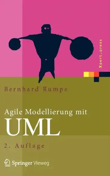 Cover of Agile Modellierung Mit UML