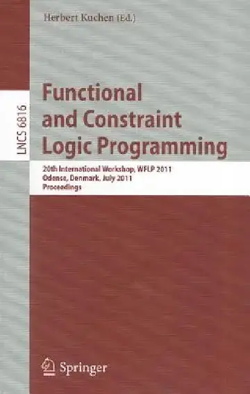 Cover of Functional and Constraint Logic Programming