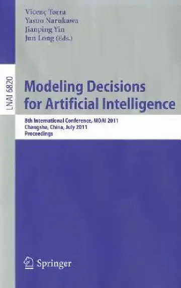 Cover of Modeling Decision for Artificial Intelligence