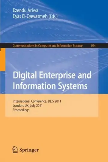 Cover of Digital Enterprise and Information Systems