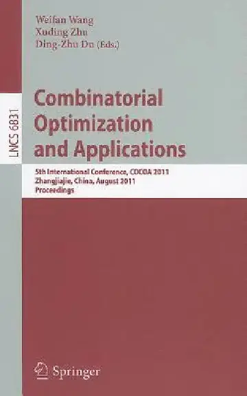 Cover of Combinatorial Optimization and Applications