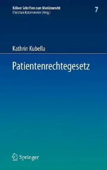 Cover of Patientenrechtegesetz