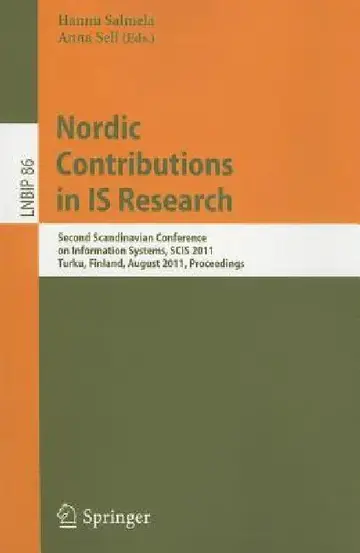 Cover of Nordic Contributions in IS Research