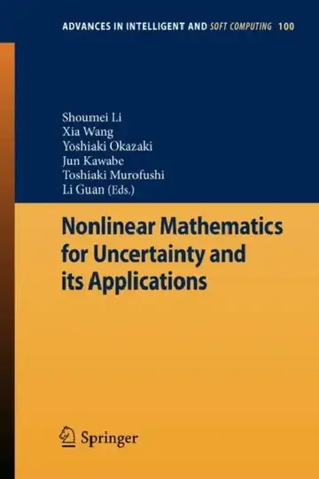 Cover of Nonlinear Mathematics for Uncertainty and Its Applications