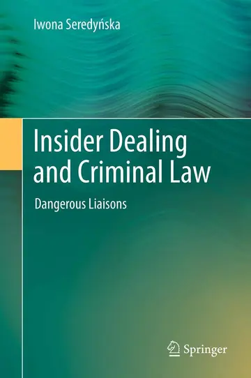Cover of Insider Dealing and Criminal Law