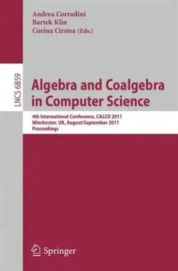 Cover of Algebra and Coalgebra in Computer Science