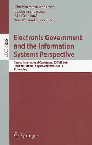 Cover of Electronic Government and the Information Systems Perspective