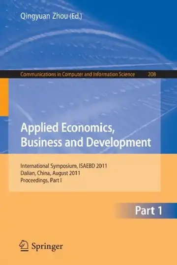 Cover of Applied Economics, Business and Development