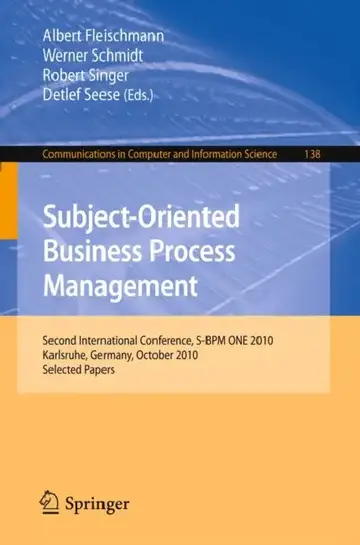 Cover of Subject-Oriented Business Process Management
