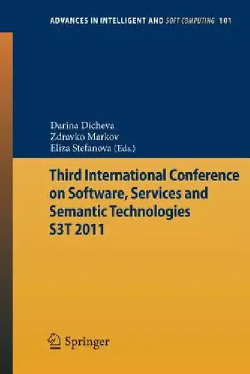 Cover of Third International Conference on Software, Services & Semantic Technologies S3t 2011