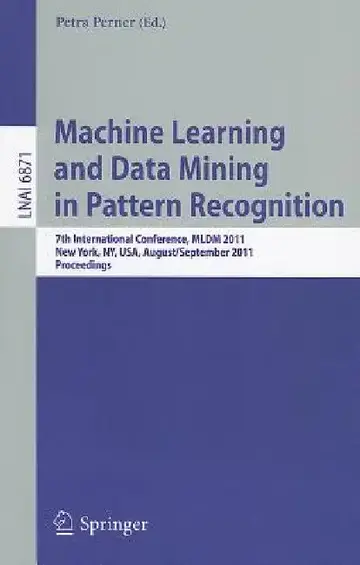Cover of Machine Learning and Data Mining in Pattern Recognition
