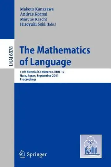 Cover of The Mathematics of Language