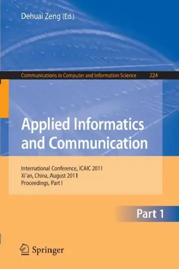 Cover of Applied Informatics and Communication