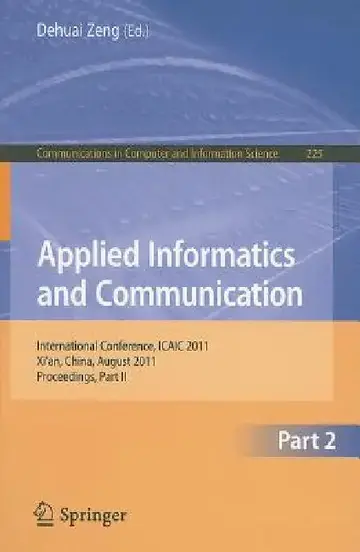 Cover of Applied Informatics and Communication, Part 2