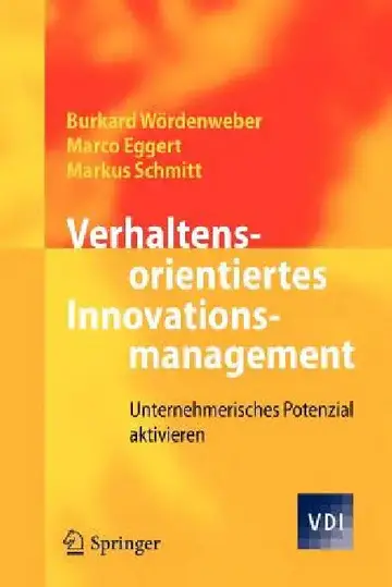 Cover of Verhaltensorientiertes Innovationsmanagement