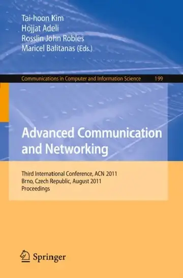 Cover of Advanced Communication and Networking
